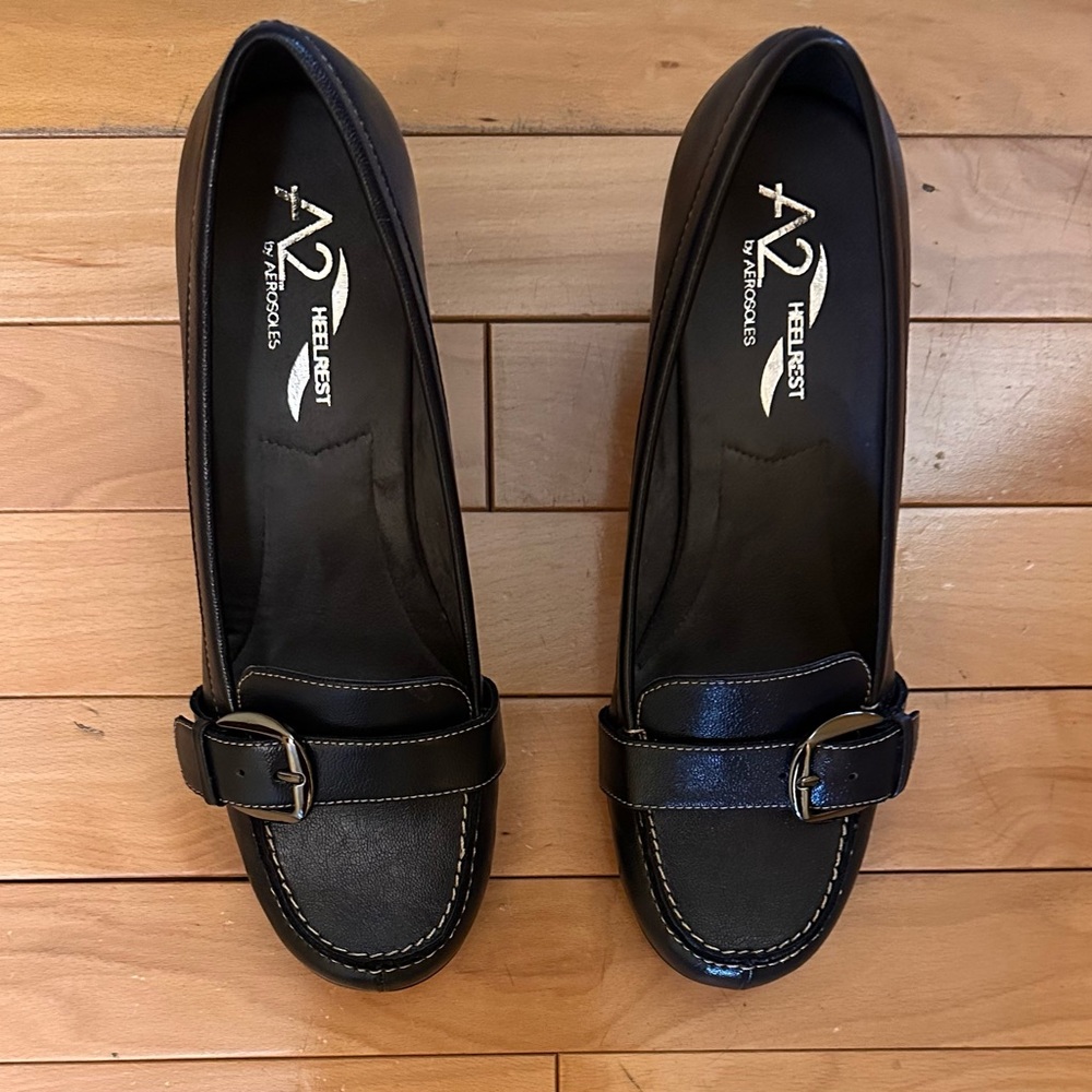 A2 by Aerosoles Women's Navy Blue Loafers